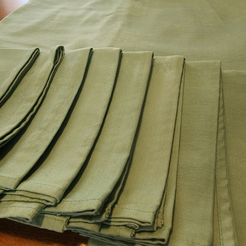 Light Green Tablecloth Set